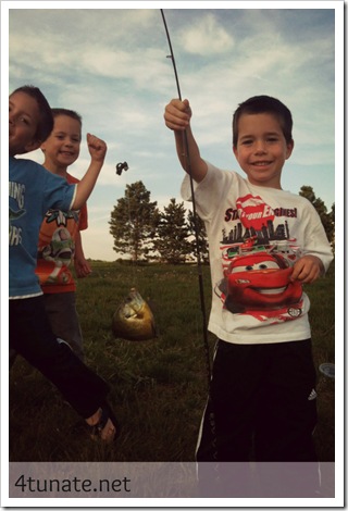 taking a five year old fishing