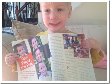 Murray Quadruplets Four Times the Fun Clubhouse Jr. Magazine